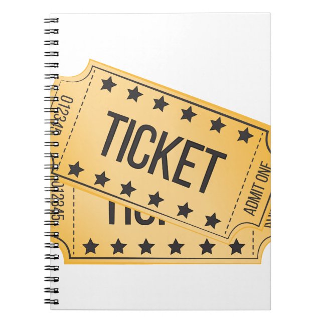 Cuaderno Boleto de la película (Frente)