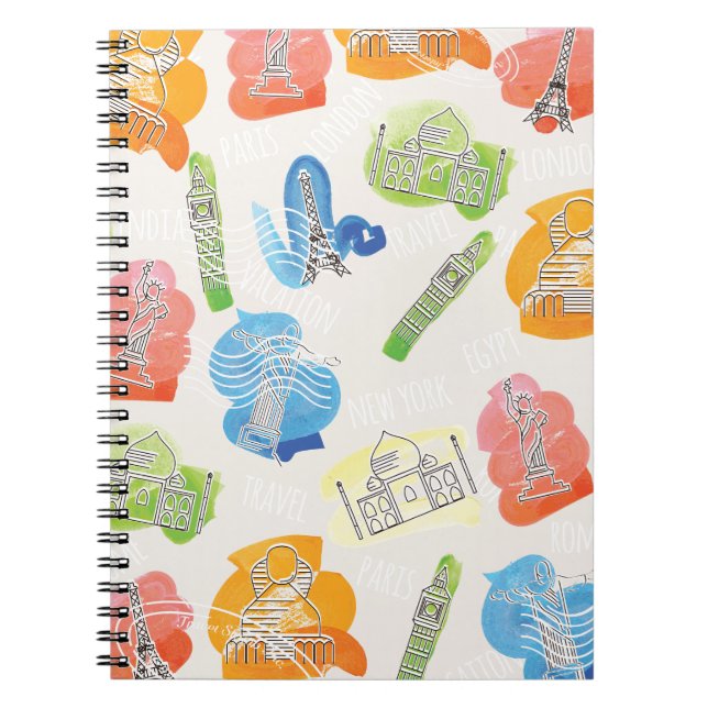 Cuaderno Boletos de viaje antiguos (Frente)