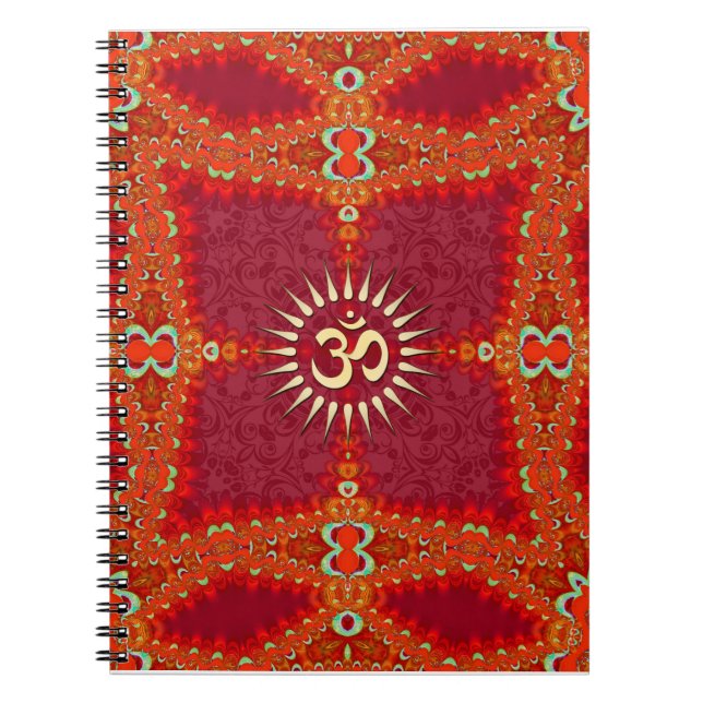 Cuaderno Bollywood OM Goddess Boda Journal Notebook (Frente)