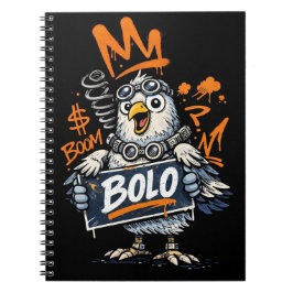 Cuaderno Bolo Graffiti Bird Spiral Notebook