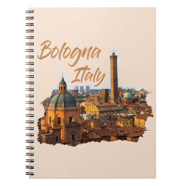 Cuaderno Bolonia Italia: Centro Histórico (Frente)