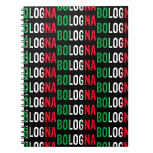 Cuaderno Bolonia Italia, me encanta Bolonia