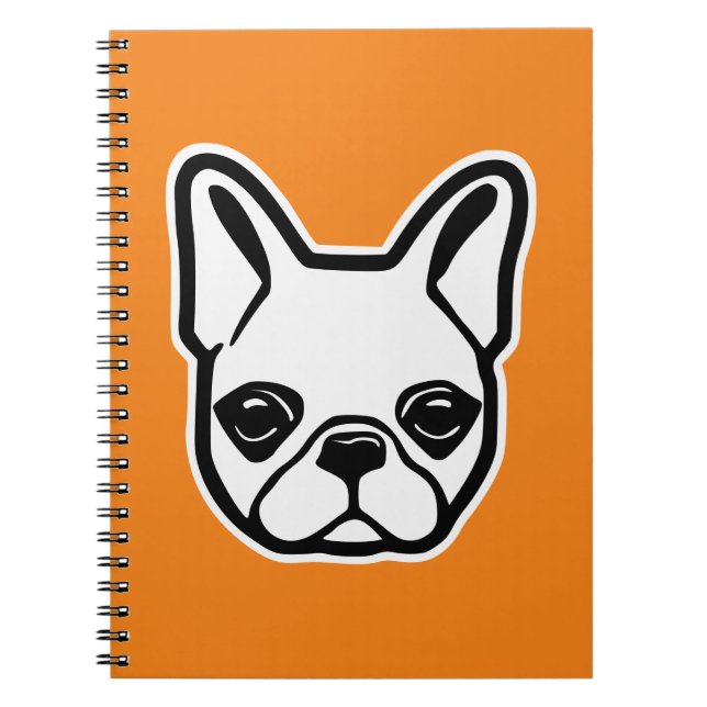 Cuaderno Bolsa de Drawstring de Bulldog francés (Frente)