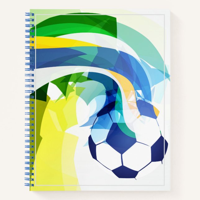 Cuaderno Bolsa de fútbol para equipos portátiles (Anverso)