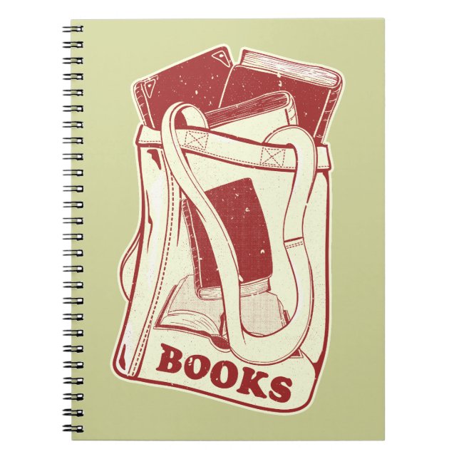 Cuaderno Bolsa de libros que me encanta leer (Frente)