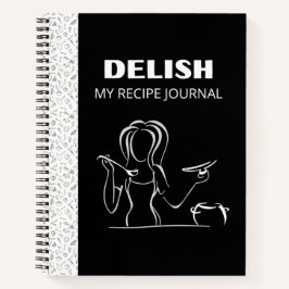 CUADERNO BOLSA DE NOTAS DELISH RECIPE