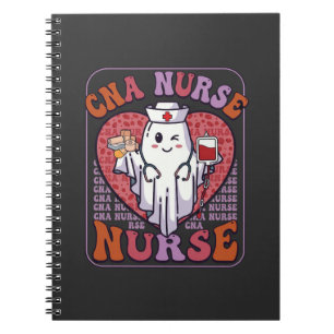 Cuaderno Bolsa de sangre estetoscopio fantasma Halloween en
