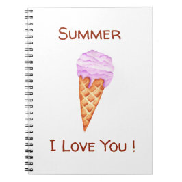 Cuaderno Bolsa Minimalista de Hielo Amoroso