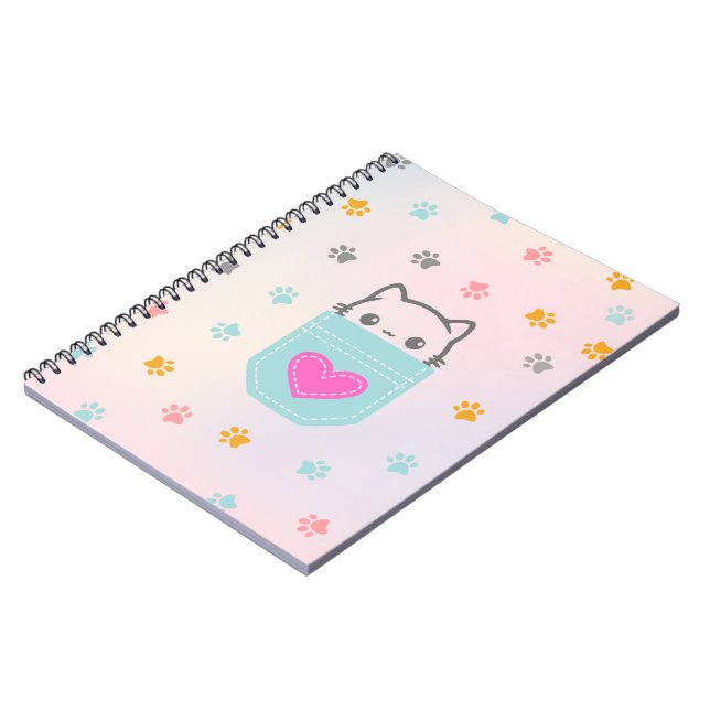 Cuaderno Bolsillo lleno de amor Kitty (Lado Izquierdo)
