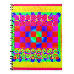 Cuaderno Bolsitas de ajedrez y piezas de colores