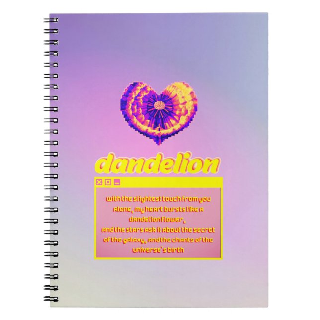 Cuaderno Bolso artístico distintivo-blando-blando-feminino- (Frente)