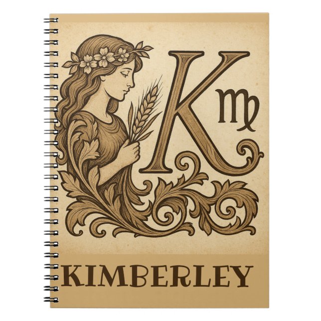 Cuaderno bolso de Zodiaco de virgo (K) (Frente)