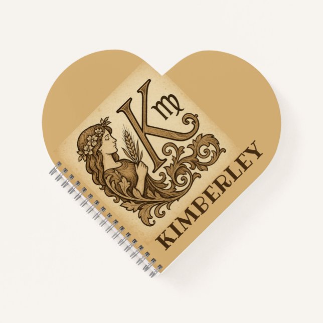 Cuaderno bolso de Zodiaco virgo (K) (Anverso)