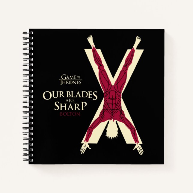 Cuaderno Bolton Sigil - Nuestras Blades Están Afiladas (Anverso)