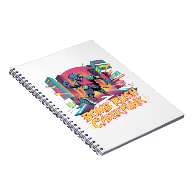 Cuaderno Bomb Rush Cyberfunk – Neon Street Rebellion (Lado Derecho)