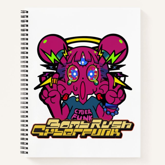 Cuaderno Bombardear el ciberfunk (Anverso)