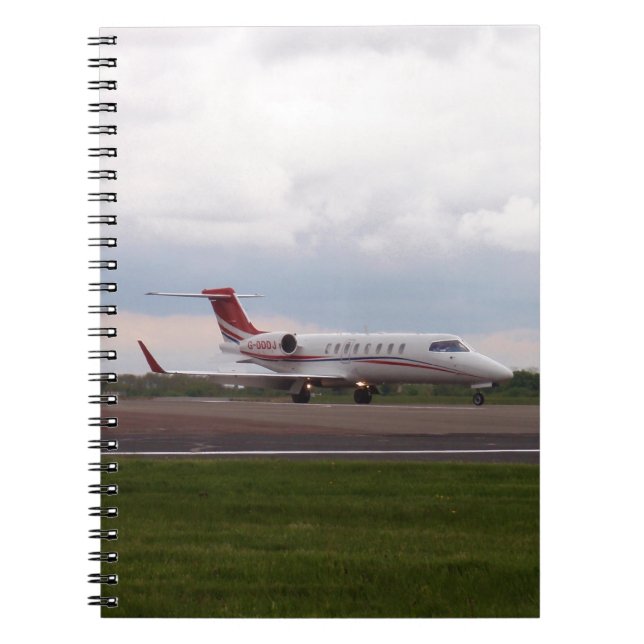 Cuaderno Bombardier Lear Jet 45XR (Frente)