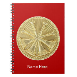 Cuaderno Bombero 4 Medallón Bugle Gold