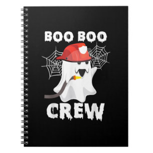 Cuaderno Bombero Boo Boo Crew Halloween Fantasma
