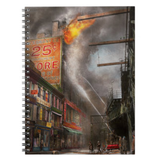 Cuaderno Bombero - Nueva York NY - Muéstrame una señal 1916