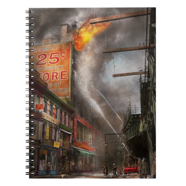 Cuaderno Bombero - Nueva York NY - Muéstrame una señal 1916 (Frente)