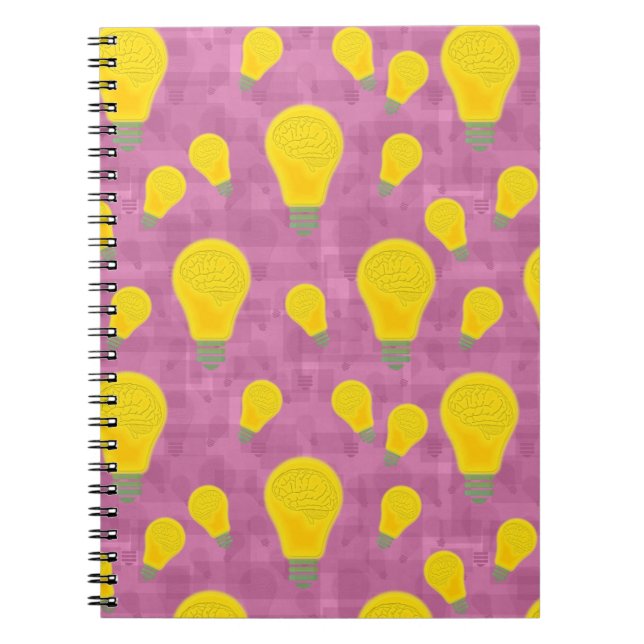 Cuaderno Bombilla de patrón luminoso Bombilla de luz Eas de (Frente)