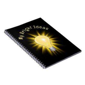 Cuaderno Bombilla luminosa de Idea brillante