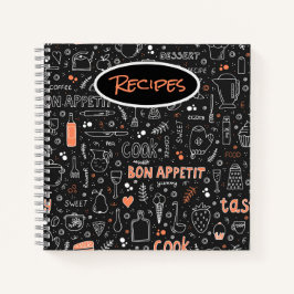 Cuaderno Bon Appetit Baking Elements Recipe para equipos po