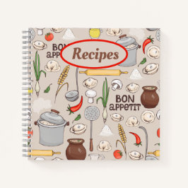 Cuaderno Bon Appetit Recipe Notebooks