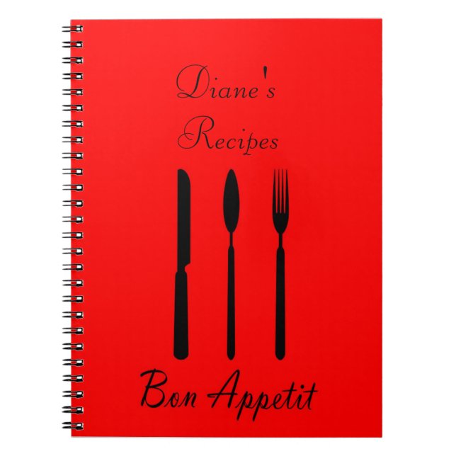 Cuaderno Bon Appetit Table Setting Recipe Notebook (Frente)