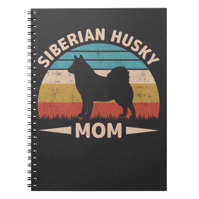 Cuaderno Bond Husky Mama Especial Siberiana Husky Mama (Frente)