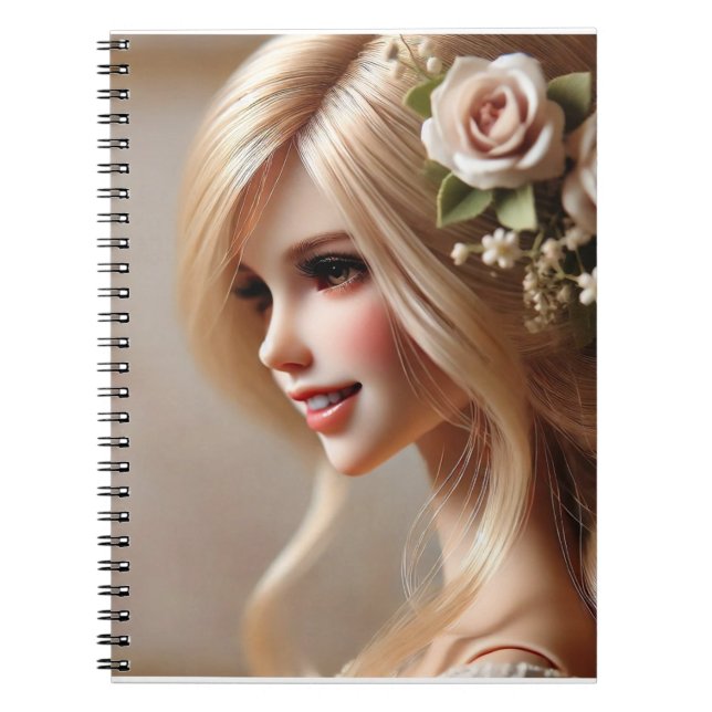 Cuaderno "Bonecas Encantadas: Guardiãs de Sonhos e Memórias (Frente)