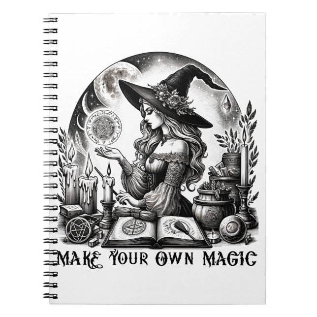 Cuaderno Bonita Farmacia de Bruja: Haz Tu Propia Magia (Frente)