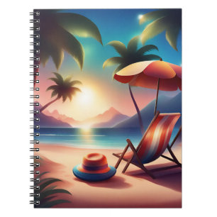 Cuaderno bonita playa