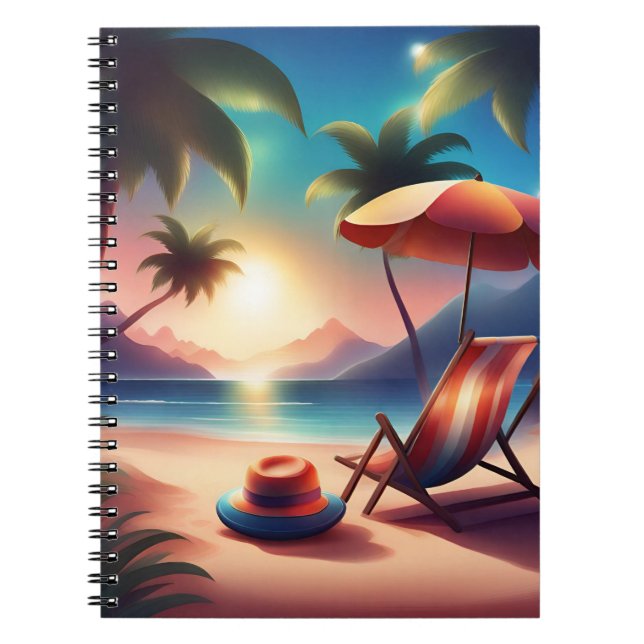 Cuaderno bonita playa (Frente)