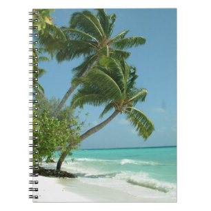 Cuaderno Bonita playa de Maldivas