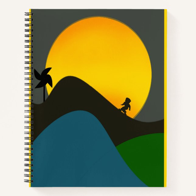 Cuaderno Bonita puesta de sol (Anverso)