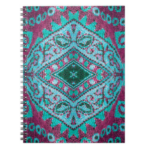 Cuaderno Bonita tela árabe, árabe, árabe, arabia, arabesca