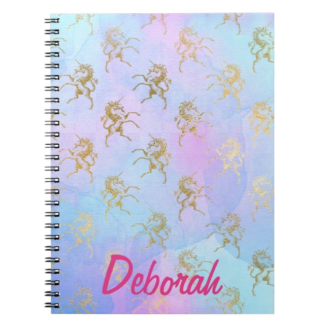 Cuaderno Bonitas Unicornios (Frente)