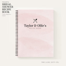 Bonito acuarela Rubor Pink Couples Blank Receta