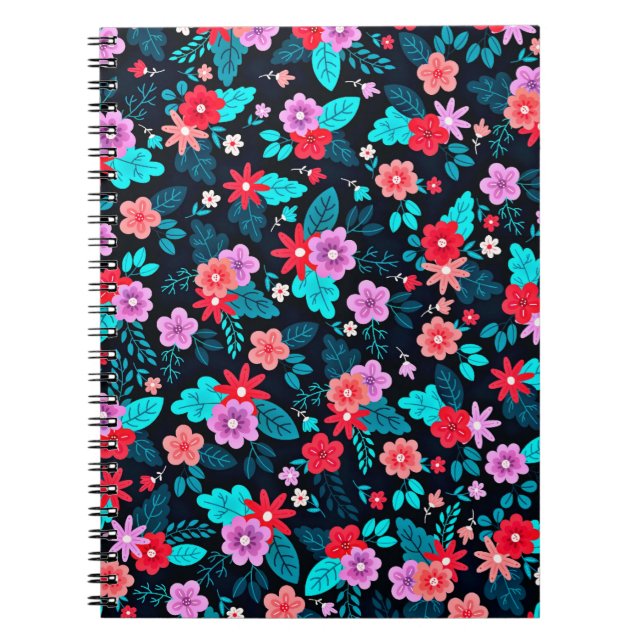 Cuaderno Bonito arreglo Ditsy Floral Pattern-56576 (Frente)