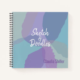 Cuaderno Bonito Blue Purple Sketch Book