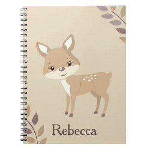 Cuaderno Bonito Deer Woodland