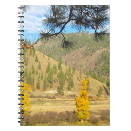 Cuaderno bonito del paisaje