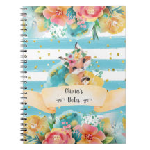 Bonito diario Chica de flores delgadas Fox Waterco