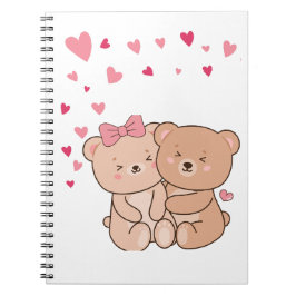 Cuaderno Bonito Diseño De Oso De Teddy Para Regalo De San V