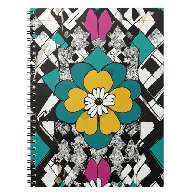 Cuaderno Bonito diseño floral (Frente)