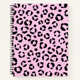 Cuaderno Bonito en Impresión de Animal Rosa
