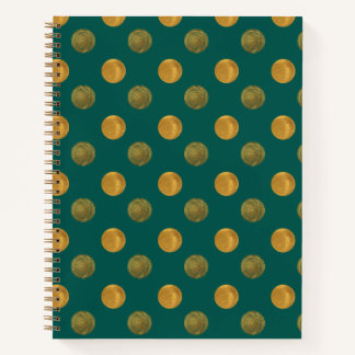 Cuaderno Bonito Esfera Oro y Jade