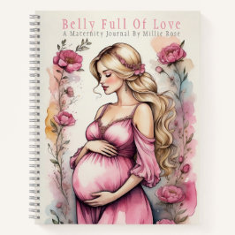 Cuaderno Bonito Floral Maternity Expectation Mom Journal